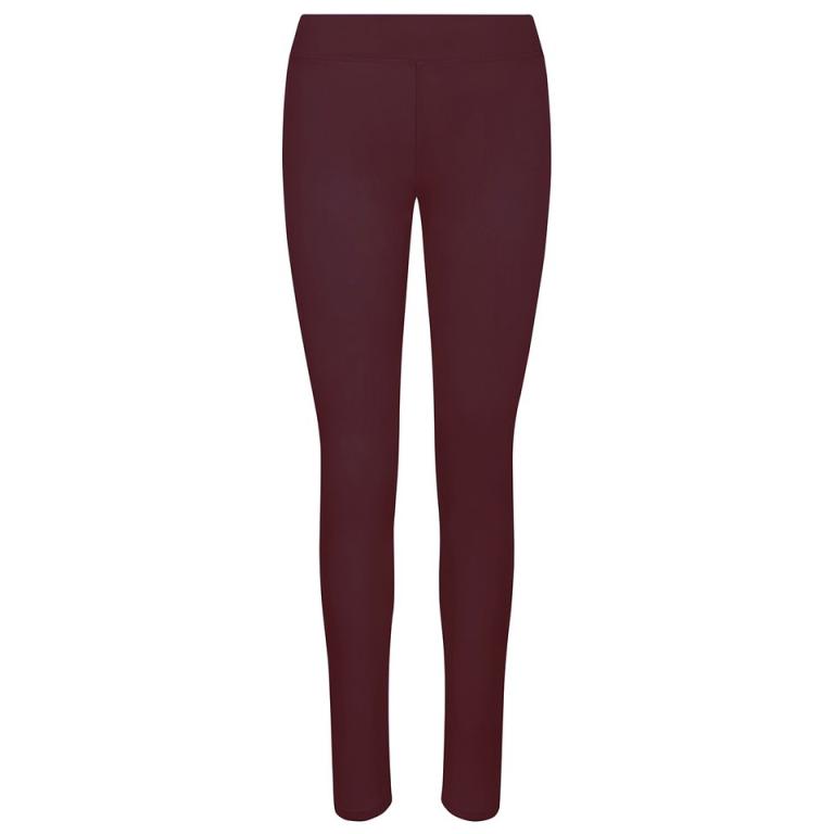 Women's cool workout leggings Burgundy