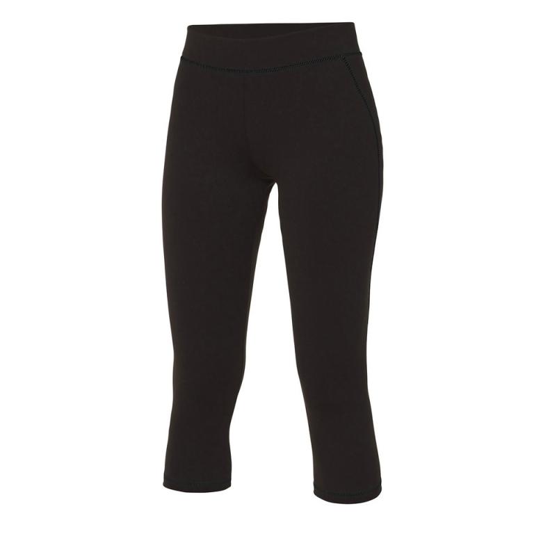 Women's cool capri Jet Black