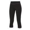 Women's cool capri Jet Black/Hot Pink