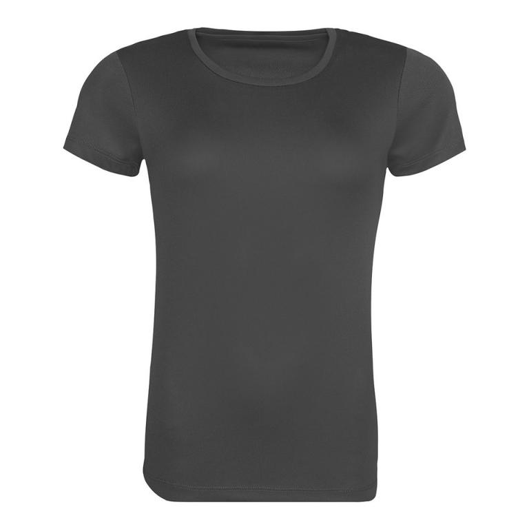 Women's recycled cool T Charcoal