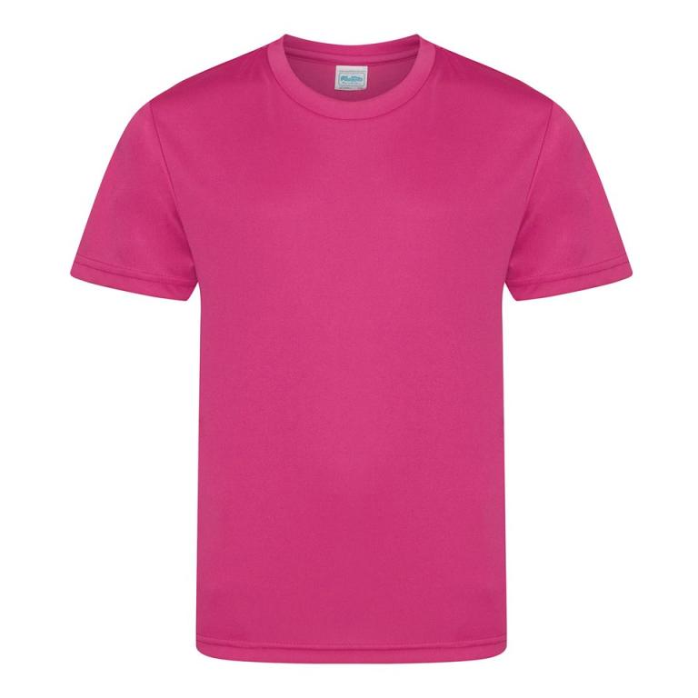 Kids cool smooth T Hot Pink