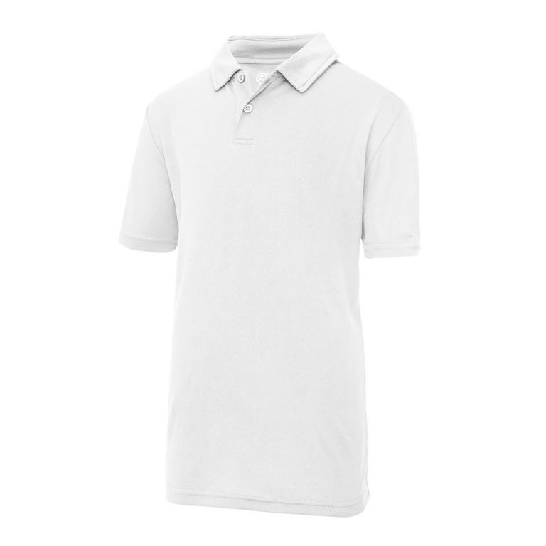 Kids cool polo Arctic White