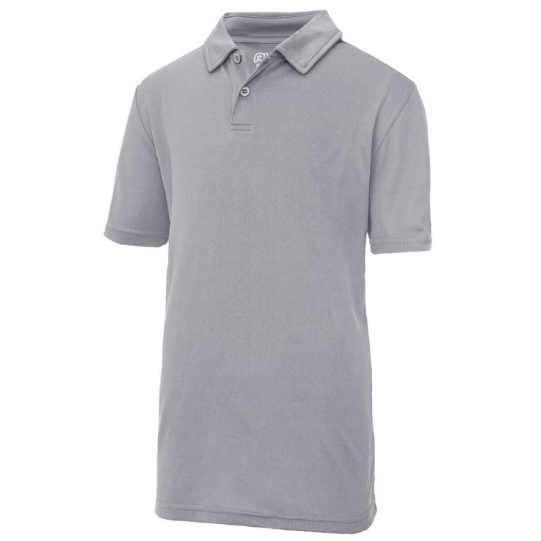 Kids cool polo Heather Grey