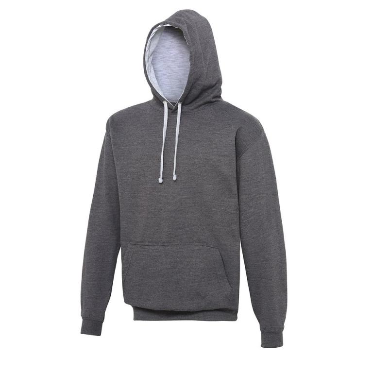 Varsity hoodie Charcoal/Heather Grey