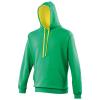 Varsity hoodie Kelly Green/Sun Yellow