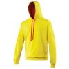 Varsity hoodie Sun Yellow/Fire Red