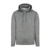 Sports polyester hoodie Grey Melange