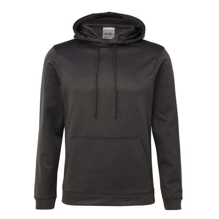 Sports polyester hoodie Steel Grey