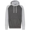 Baseball hoodie Charcoal/Heather Grey