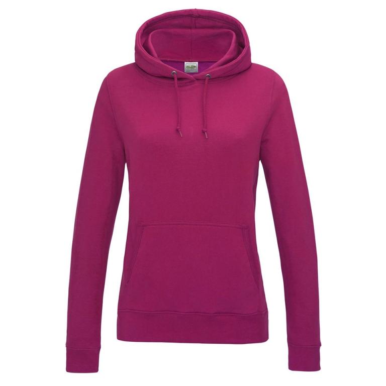 Women's College Hoodie Hot Pink