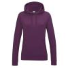 Women's College Hoodie Plum