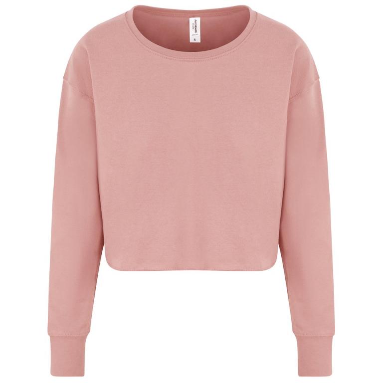 Women's cropped sweat Dusty Pink