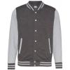 Varsity jacket Charcoal/Heather Grey