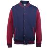 Varsity jacket Oxford Navy/Burgundy