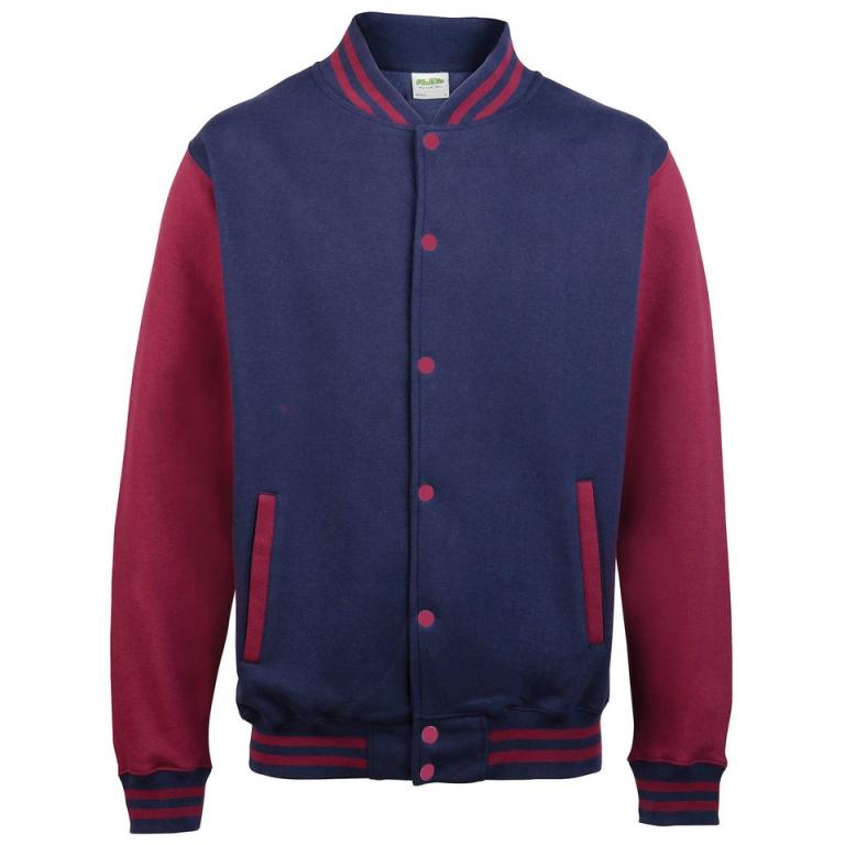 Varsity jacket Oxford Navy/Burgundy