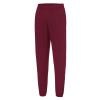 College cuffed sweatpants - burgundy - xs