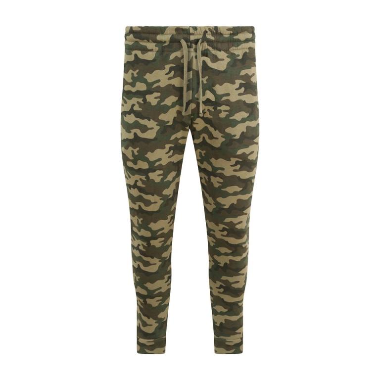 Tapered track pants Green Camo