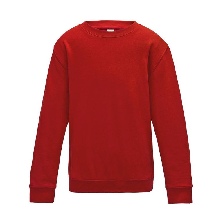 Kids AWDis sweatshirt Fire Red