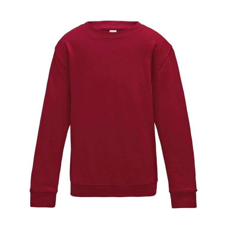 Kids AWDis sweatshirt Red Hot Chilli