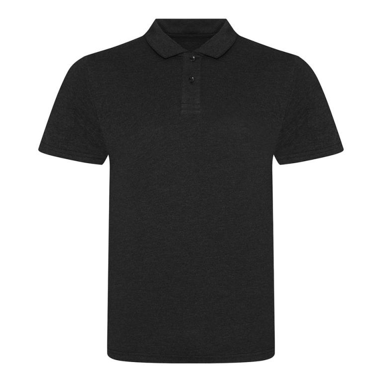 Triblend polo Heather Black