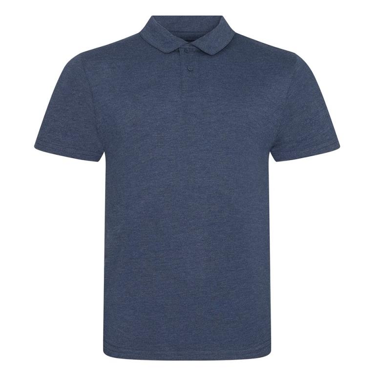 Triblend polo Heather Navy