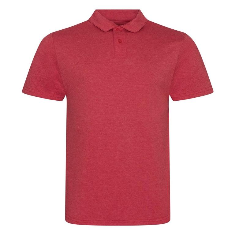 Triblend polo Heather Red