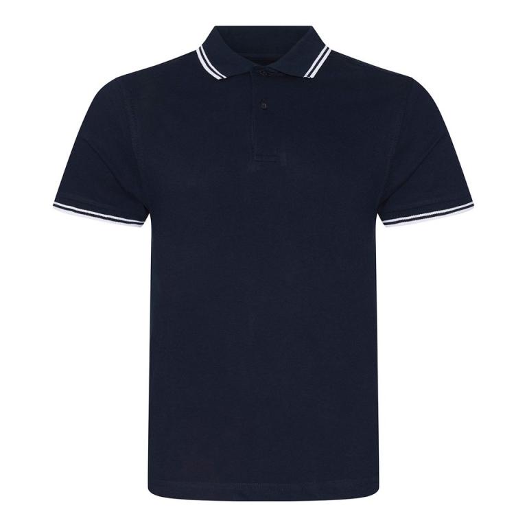 Stretch tipped polo Navy/White