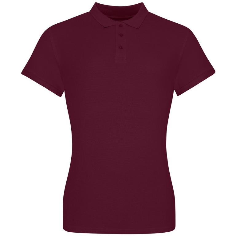 The 100 women's polo Burgundy