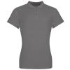 The 100 women's polo Charcoal