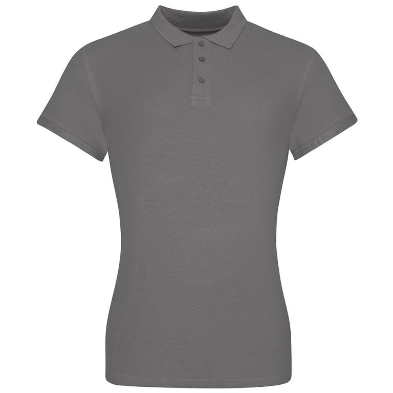 The 100 women's polo Charcoal