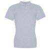 The 100 women's polo Heather Grey