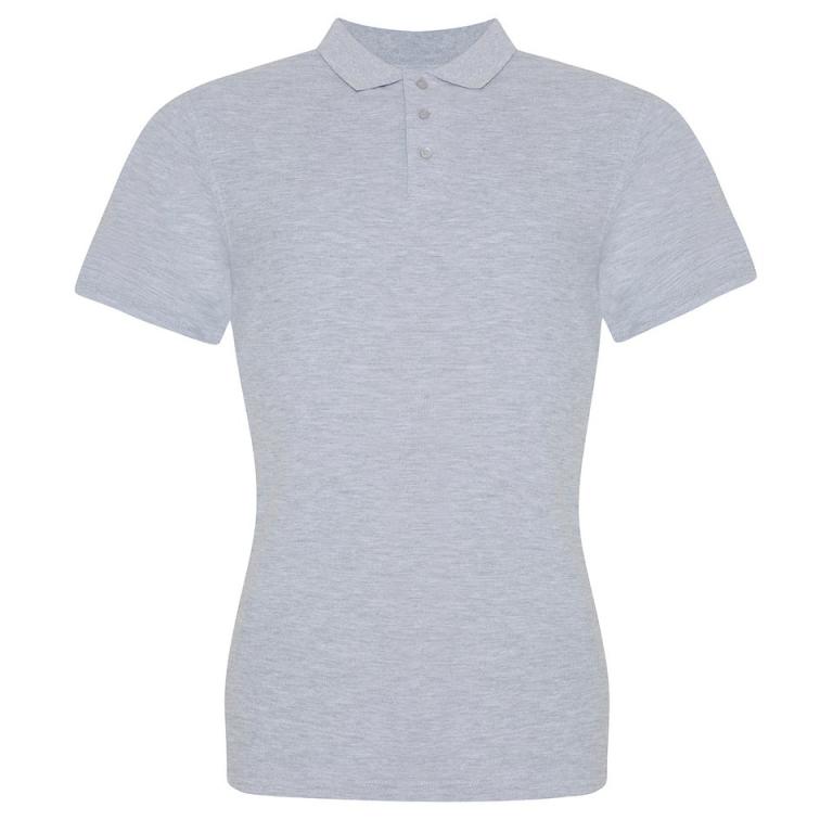 The 100 women's polo Heather Grey