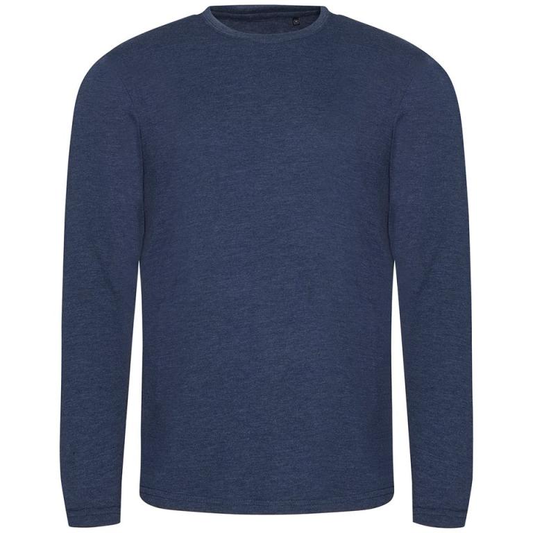 Triblend T long sleeve Heather Navy