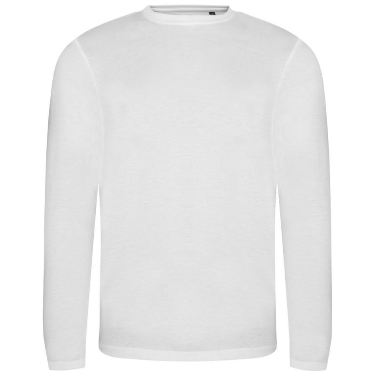 Triblend T long sleeve Solid White