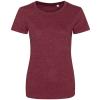 Women's triblend T Heather Burgundy