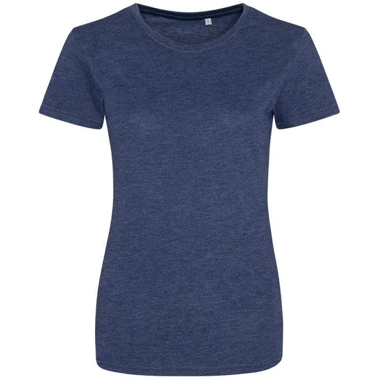 Women's triblend T Heather Navy