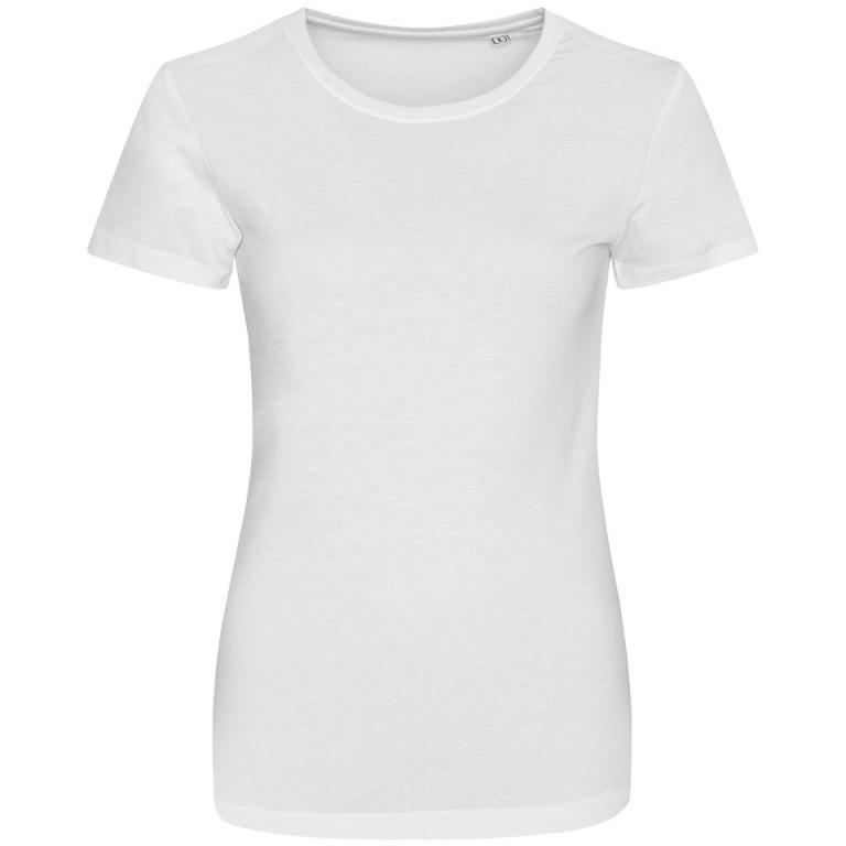 Women's triblend T Solid White