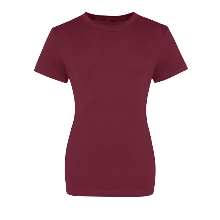 The 100 girlie T Burgundy