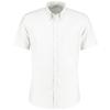 Slim fit workwear Oxford shirt short sleeve White