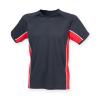 Performance panel t-shirt Navy/Red/White