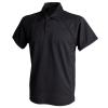 Piped performance polo Black/Black