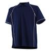 Kids piped performance polo - navy-white - 3-4-years