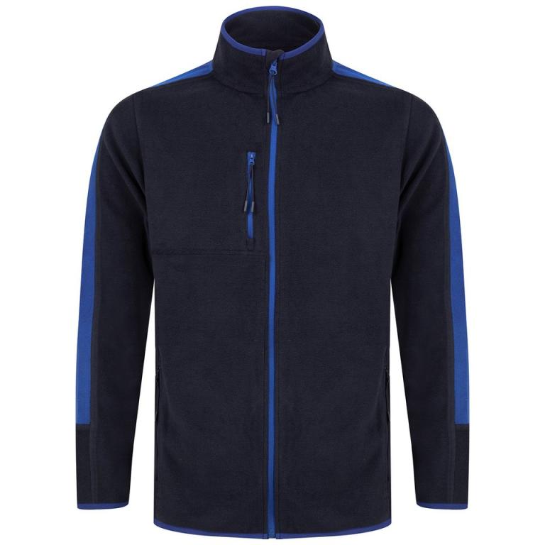 Unisex microfleece jacket Navy/Royal