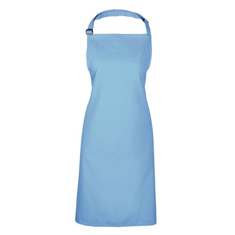 Colours bib apron Cornflower