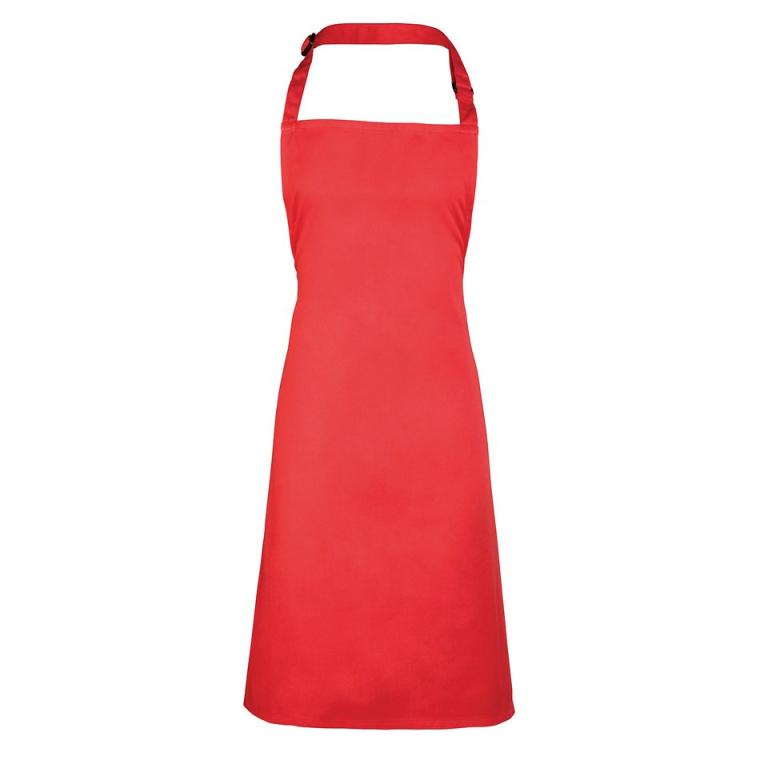 Colours bib apron Strawberry Red