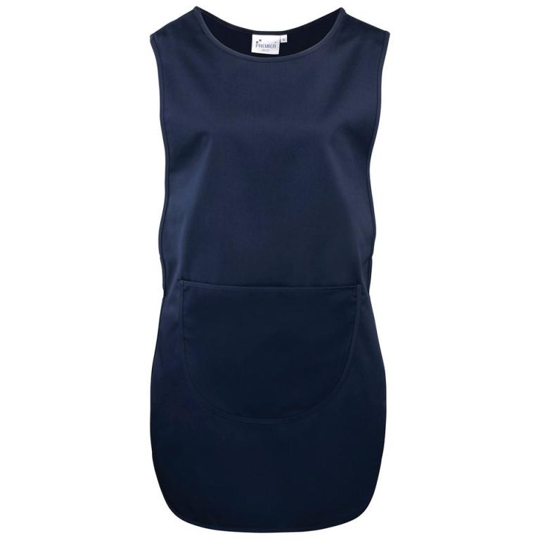 Long length pocket tabard Navy