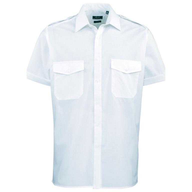 Short sleeve pilot shirt Light Blue