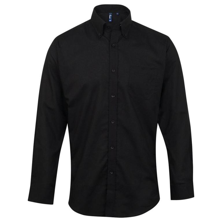 Signature Oxford long sleeve shirt Black