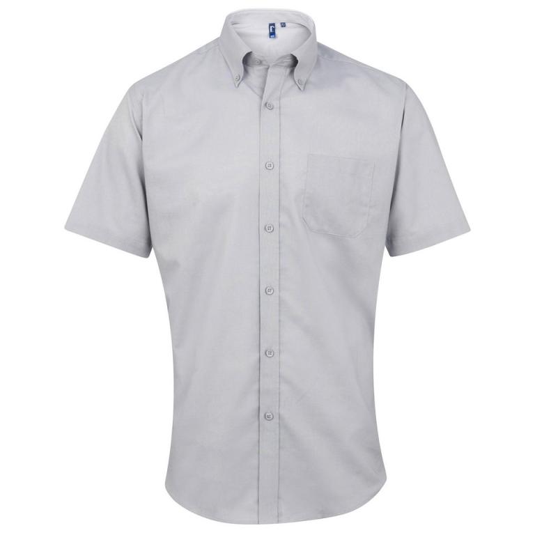 Signature Oxford short sleeve shirt Silver