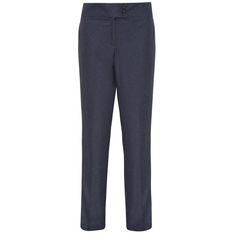 Iris straight leg trousers Heather Black